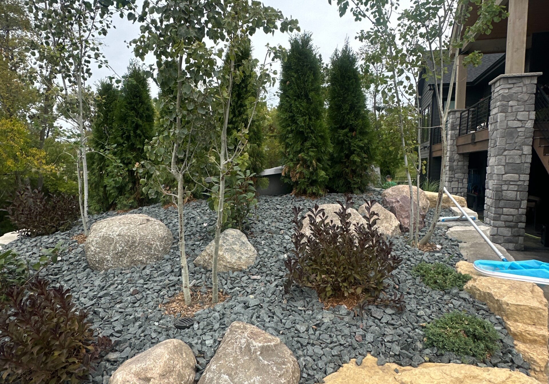 Berkland - Waterslide Foundation Landscaping 2