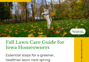 New Blog Post - Fall Lawn Care Guide for Iowa Homeowners